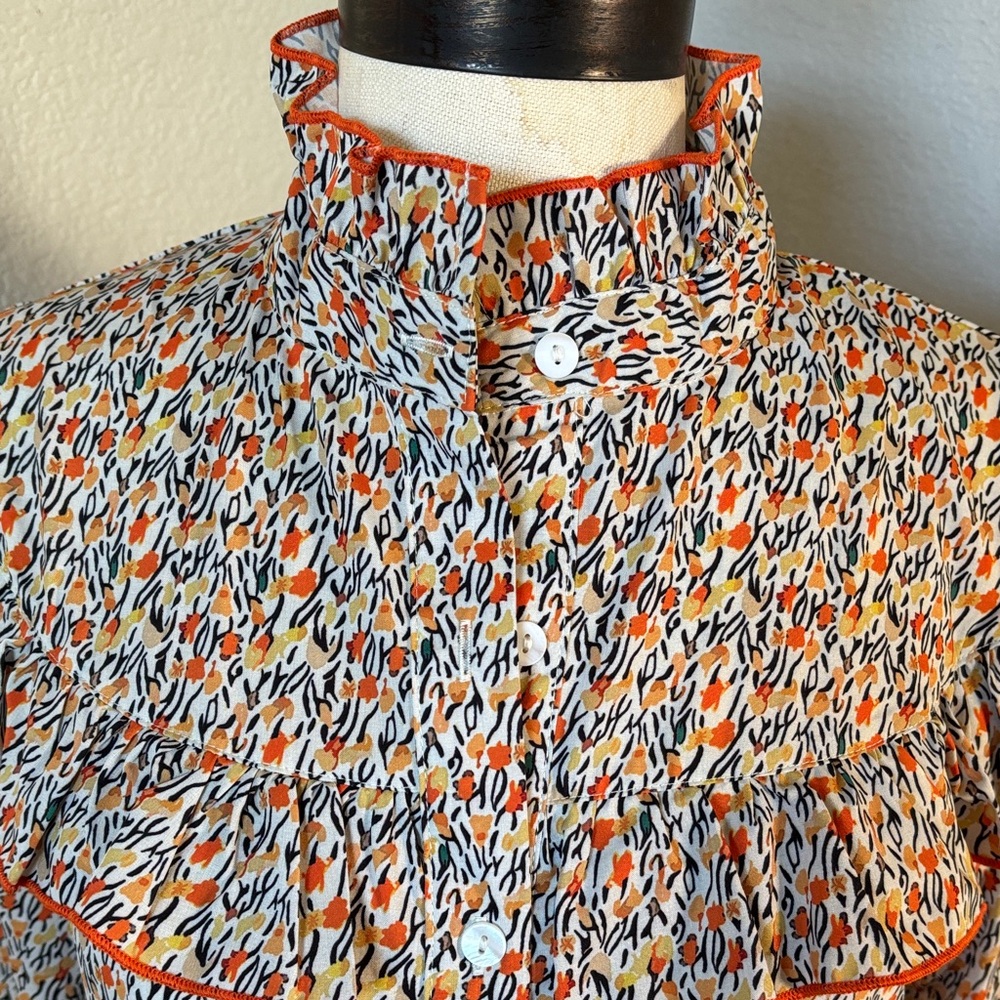 Floral Ruffle Blouse - Picture 3 of 6
